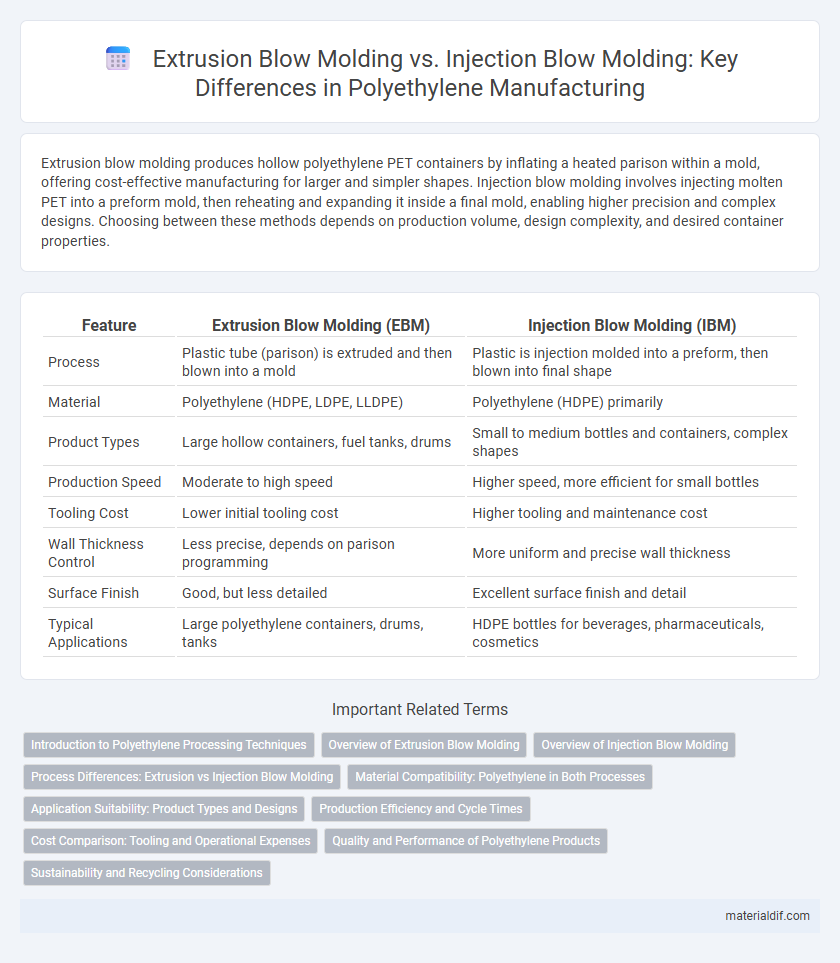 Extrusion Blow Molding vs. Injection Blow Molding: Key Differences in Polyethylene Manufacturing