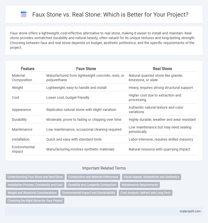 Faux Stone vs. Real Stone: Which is Better for Your Project?
