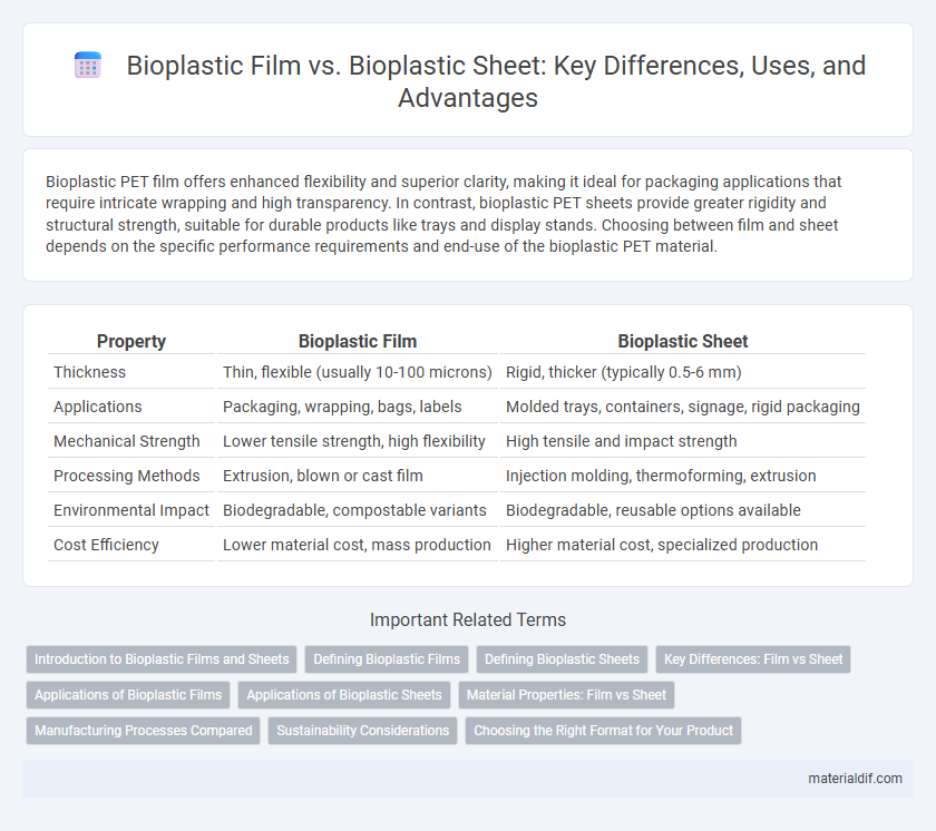 Bioplastic Film vs. Bioplastic Sheet: Key Differences, Uses, and Advantages