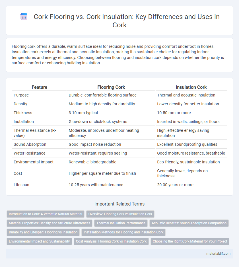 Cork Flooring vs. Cork Insulation: Key Differences and Uses in Cork