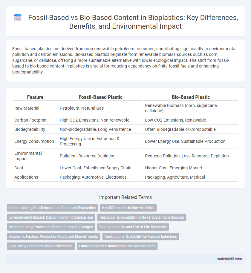 Fossil-Based vs Bio-Based Content in Bioplastics: Key Differences, Benefits, and Environmental Impact