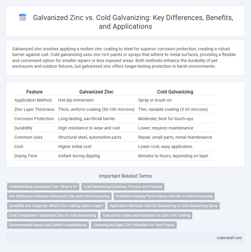 Galvanized Zinc vs. Cold Galvanizing: Key Differences, Benefits, and Applications