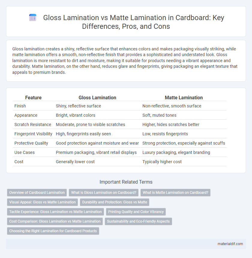 Gloss Lamination vs Matte Lamination in Cardboard: Key Differences, Pros, and Cons
