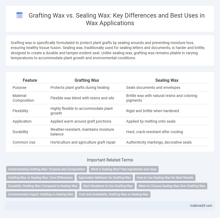 Grafting Wax vs. Sealing Wax: Key Differences and Best Uses in Wax Applications
