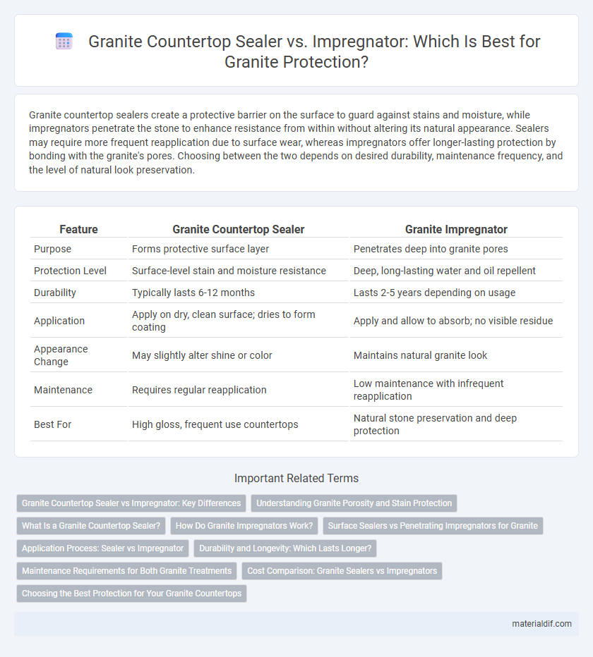Granite Countertop Sealer vs. Impregnator: Which Is Best for Granite Protection?