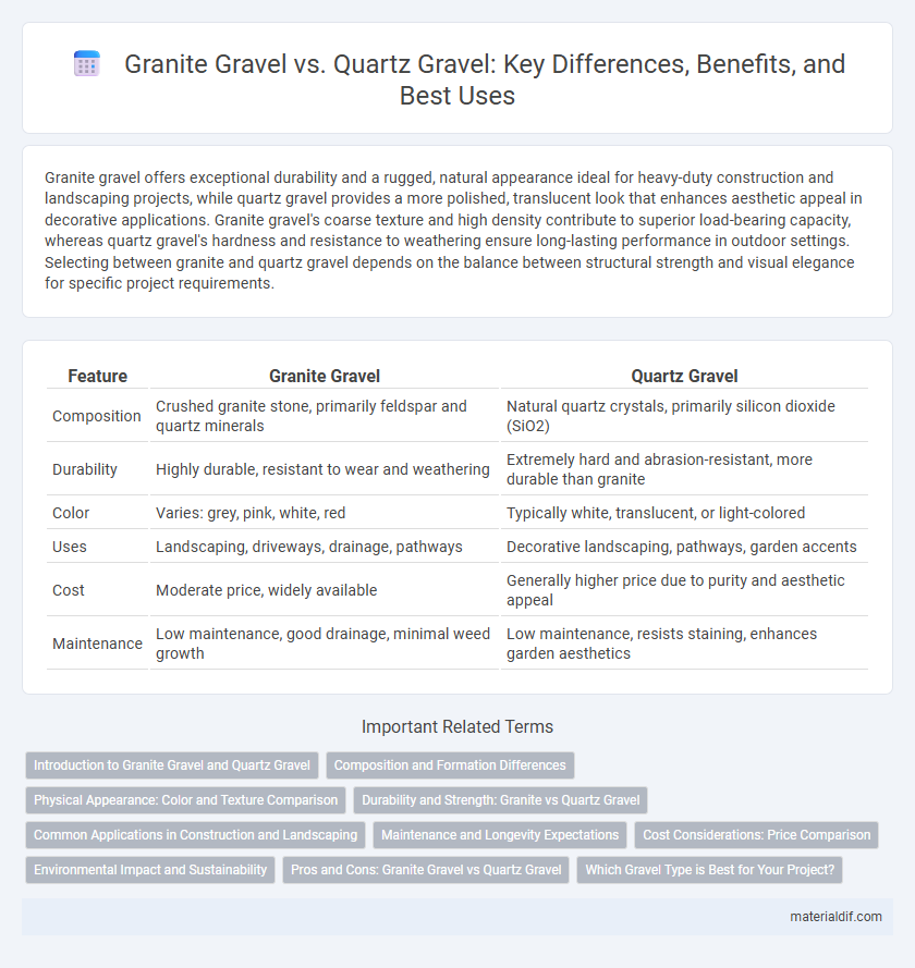 Granite Gravel vs. Quartz Gravel: Key Differences, Benefits, and Best Uses