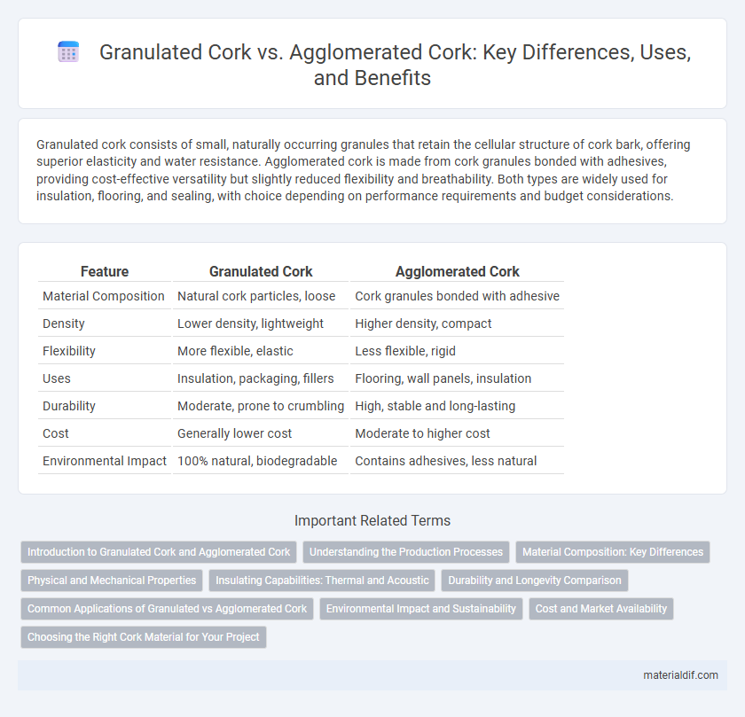 Granulated Cork vs. Agglomerated Cork: Key Differences, Uses, and Benefits