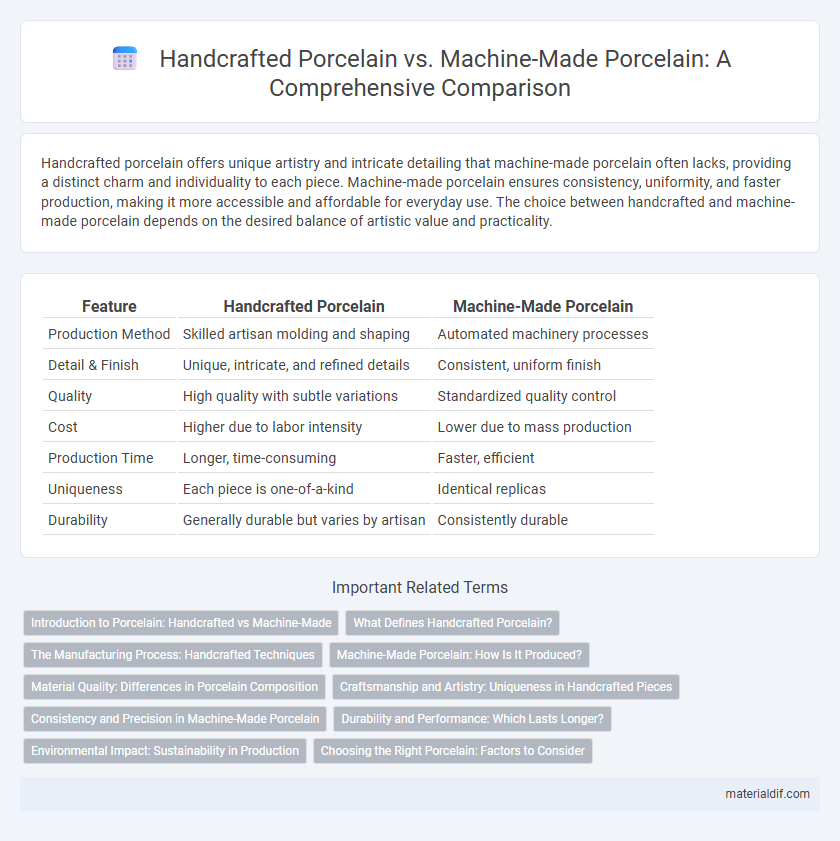 Handcrafted Porcelain vs. Machine-Made Porcelain: A Comprehensive Comparison