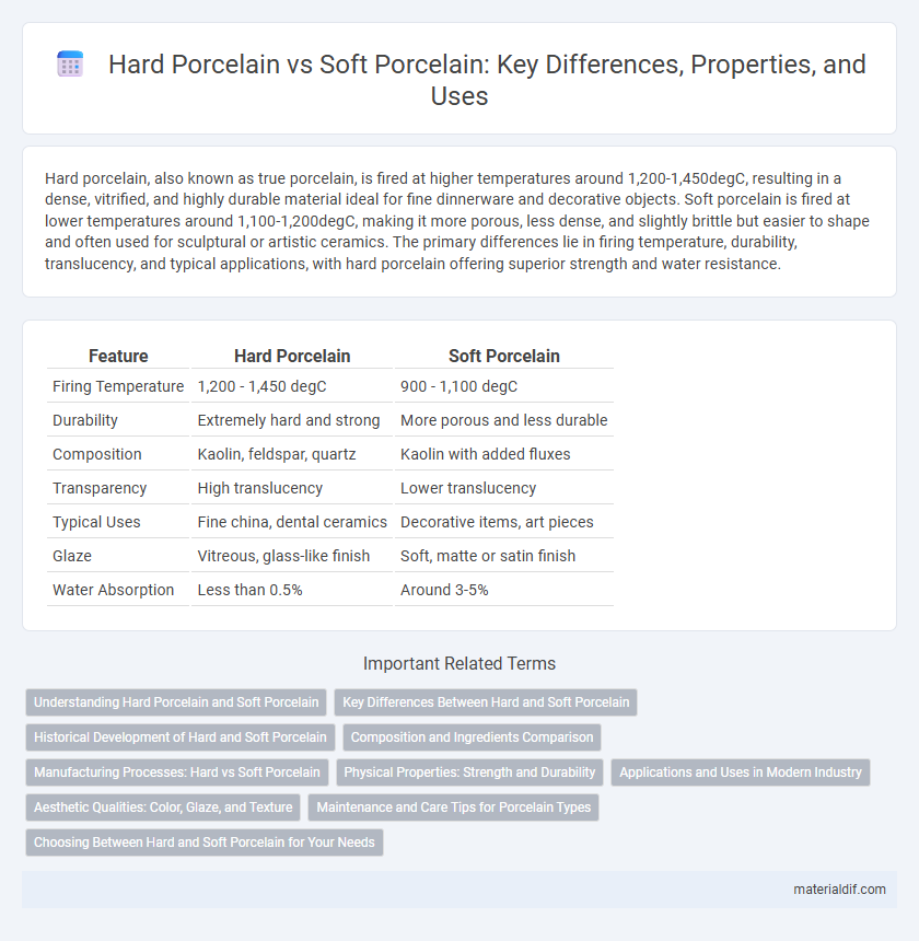 Hard Porcelain vs Soft Porcelain: Key Differences, Properties, and Uses