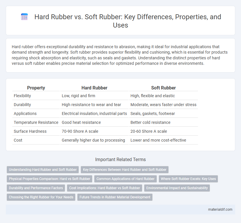 Hard Rubber vs. Soft Rubber: Key Differences, Properties, and Uses
