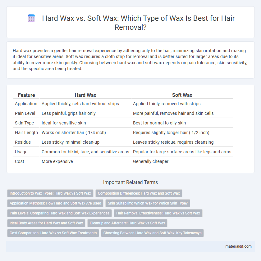 Hard Wax vs. Soft Wax: Which Type of Wax Is Best for Hair Removal?