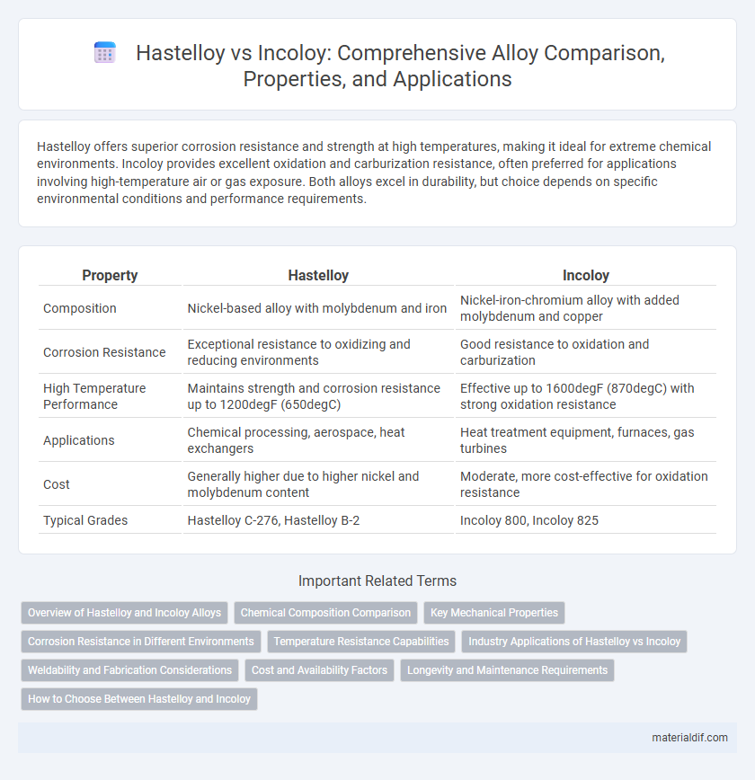 Hastelloy vs Incoloy: Comprehensive Alloy Comparison, Properties, and Applications