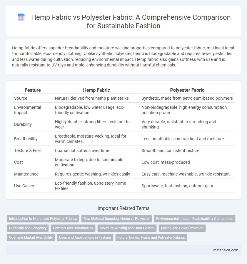 Hemp Fabric vs Polyester Fabric: A Comprehensive Comparison for Sustainable Fashion