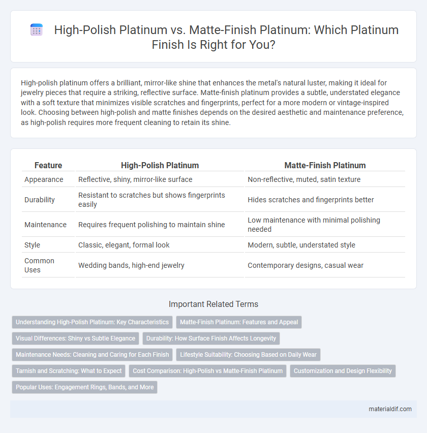High-Polish Platinum vs. Matte-Finish Platinum: Which Platinum Finish Is Right for You?