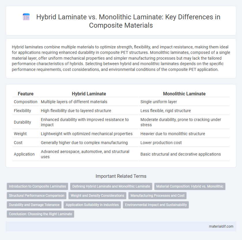 Hybrid Laminate vs. Monolithic Laminate: Key Differences in Composite Materials