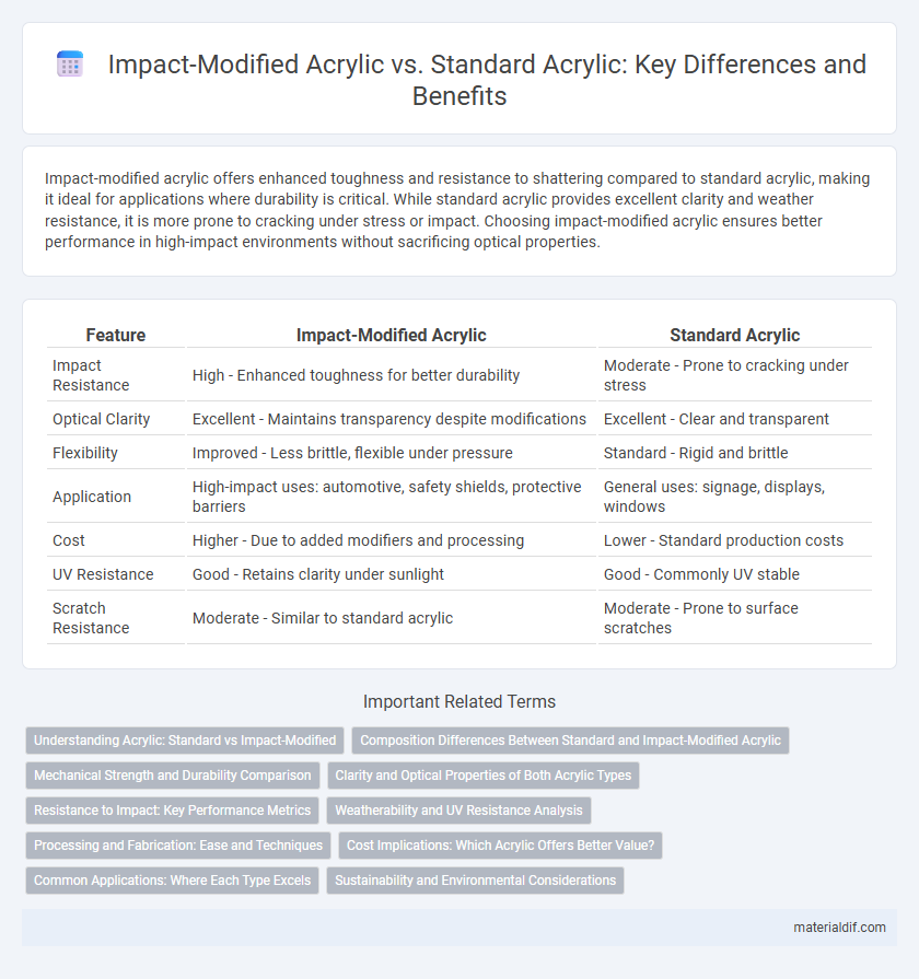 Impact-Modified Acrylic vs. Standard Acrylic: Key Differences and Benefits