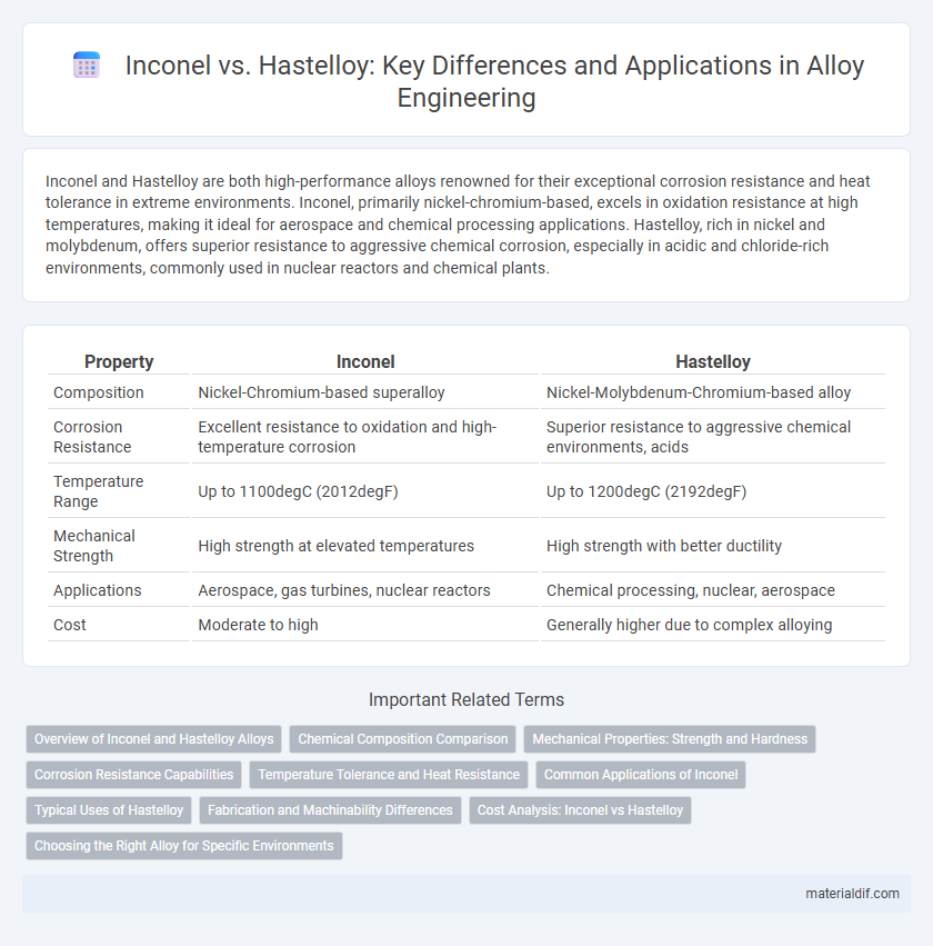 Inconel vs. Hastelloy: Key Differences and Applications in Alloy Engineering