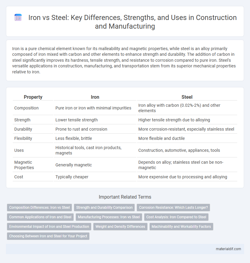 Iron vs Steel: Key Differences, Strengths, and Uses in Construction and Manufacturing