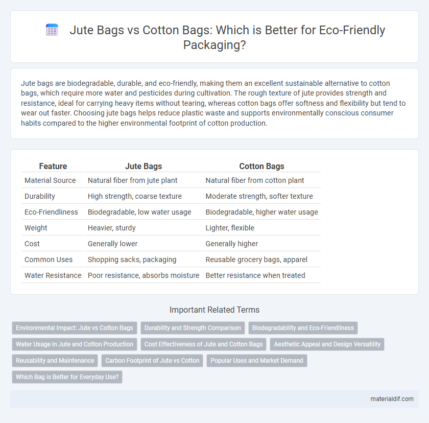Jute Bags vs Cotton Bags: Which is Better for Eco-Friendly Packaging?