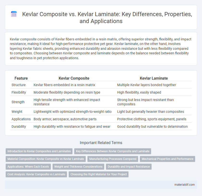 Kevlar Composite vs. Kevlar Laminate: Key Differences, Properties, and Applications