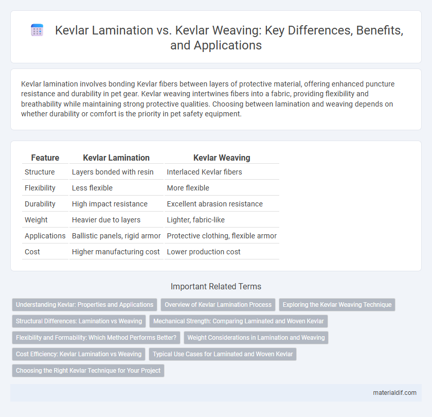 Kevlar Lamination vs. Kevlar Weaving: Key Differences, Benefits, and Applications