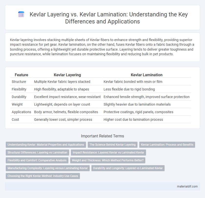 Kevlar Layering vs. Kevlar Lamination: Understanding the Key Differences and Applications