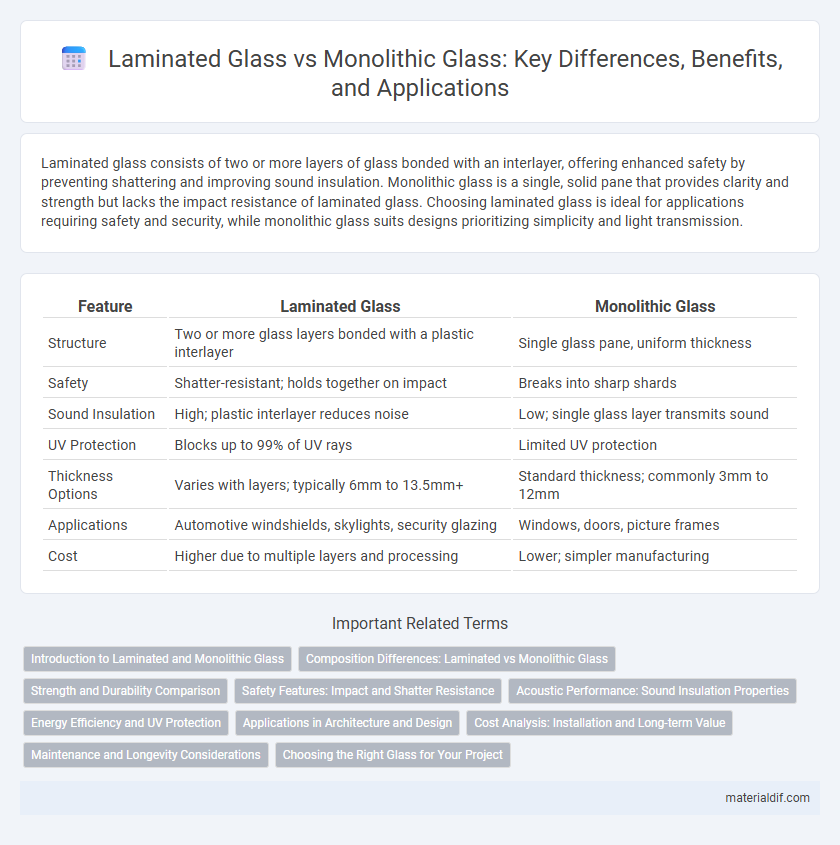 Laminated Glass vs Monolithic Glass: Key Differences, Benefits, and Applications