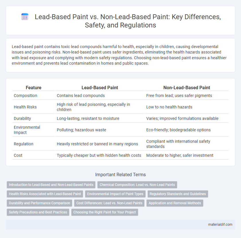 Lead-Based Paint vs. Non-Lead-Based Paint: Key Differences, Safety, and Regulations