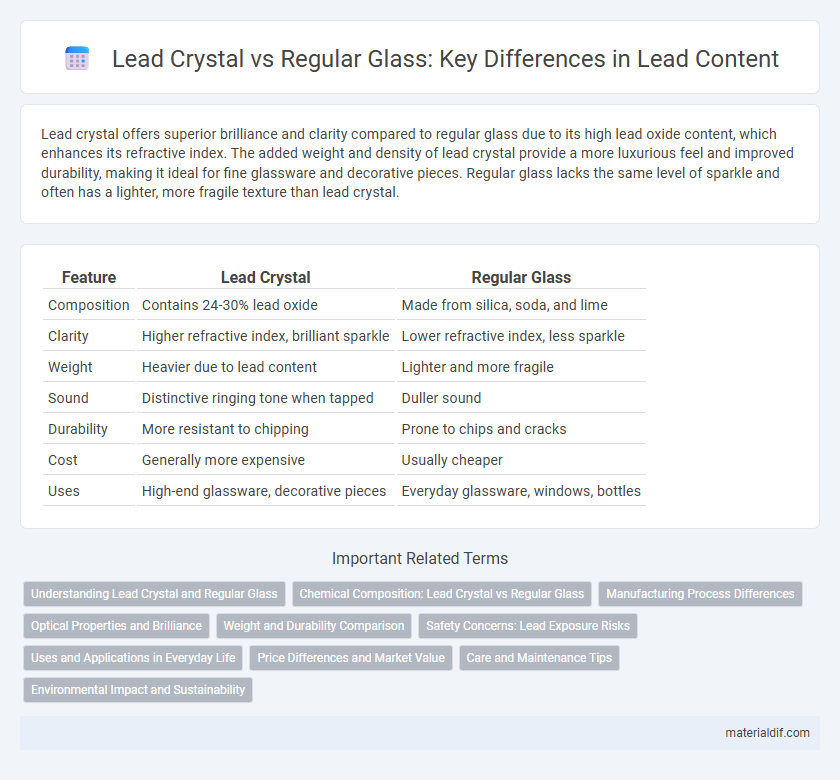 Lead Crystal vs Regular Glass: Key Differences in Lead Content