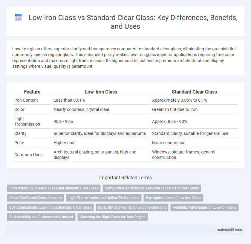 Low-Iron Glass vs Standard Clear Glass: Key Differences, Benefits, and Uses