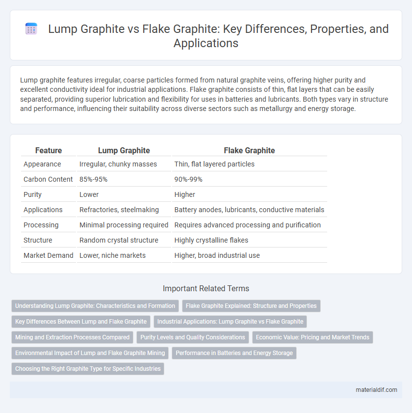 Lump Graphite vs Flake Graphite: Key Differences, Properties, and Applications