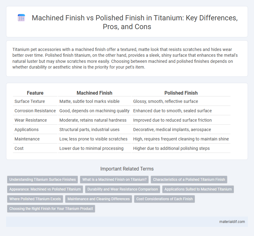 Machined Finish vs Polished Finish in Titanium: Key Differences, Pros, and Cons