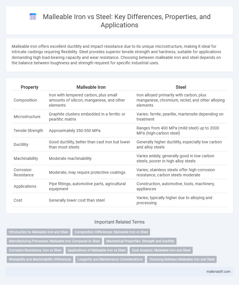 Malleable Iron vs Steel: Key Differences, Properties, and Applications