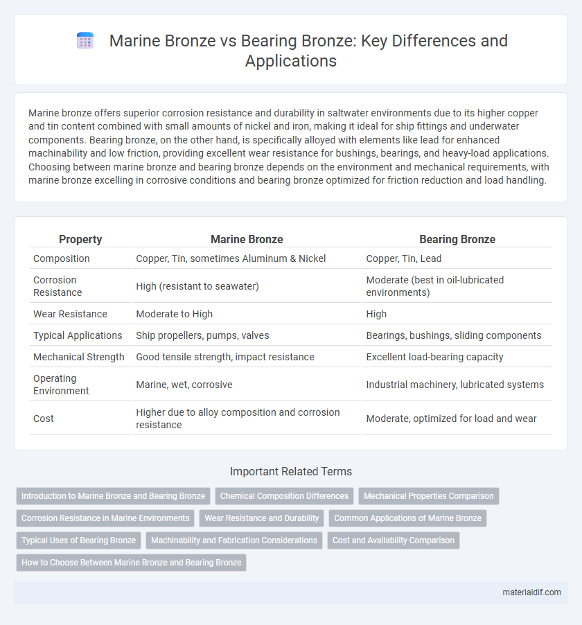Marine Bronze vs Bearing Bronze: Key Differences and Applications