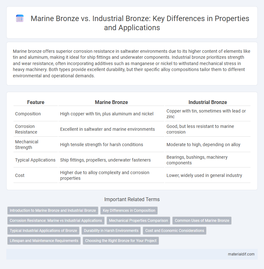 Marine Bronze vs. Industrial Bronze: Key Differences in Properties and Applications