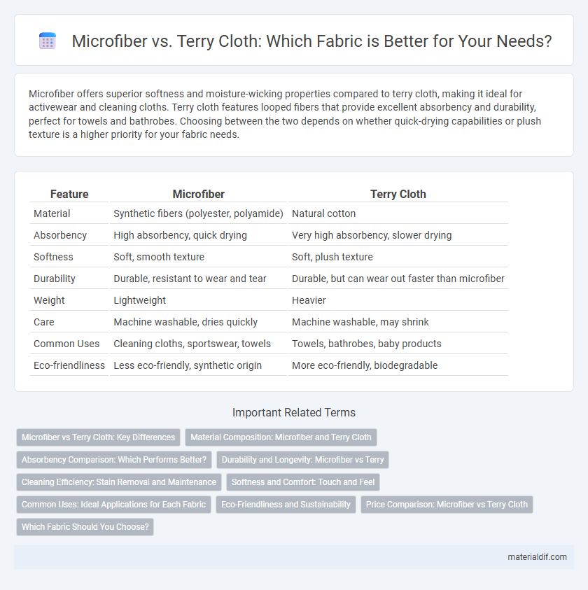 Microfiber vs. Terry Cloth: Which Fabric is Better for Your Needs?
