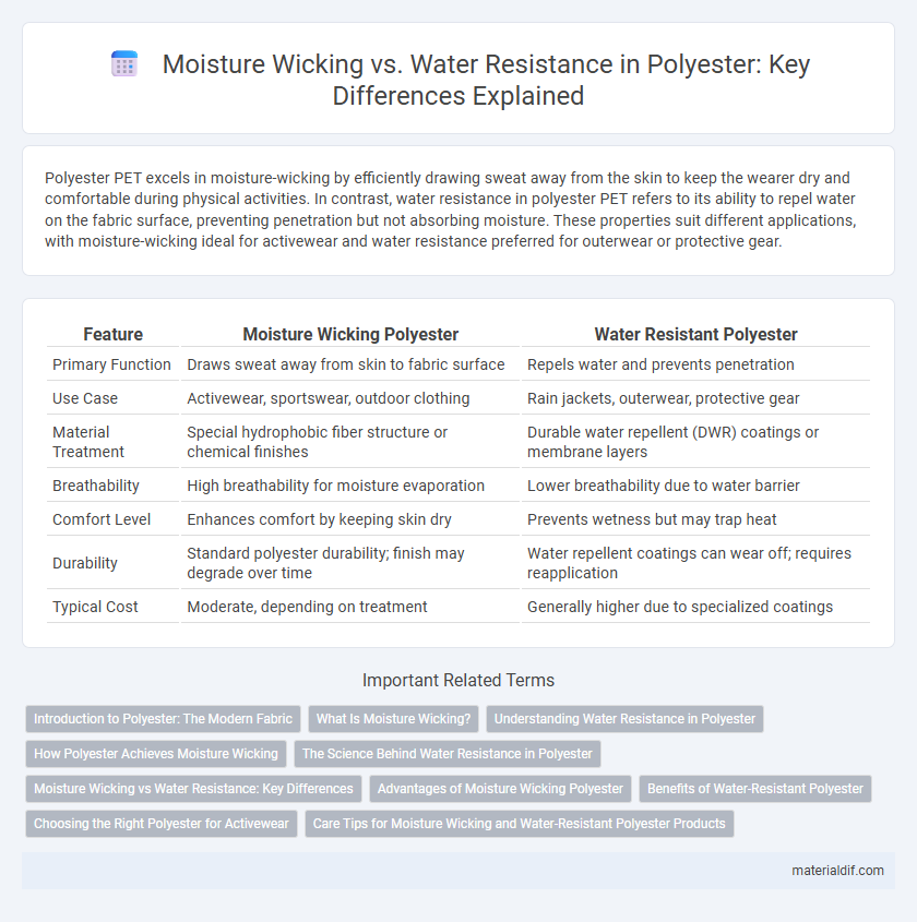 Moisture Wicking vs. Water Resistance in Polyester: Key Differences Explained