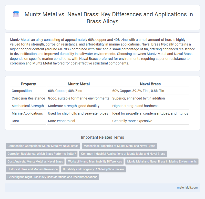 Muntz Metal vs. Naval Brass: Key Differences and Applications in Brass Alloys
