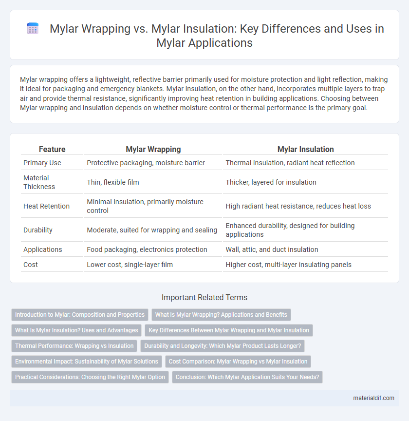 Mylar Wrapping vs. Mylar Insulation: Key Differences and Uses in Mylar Applications