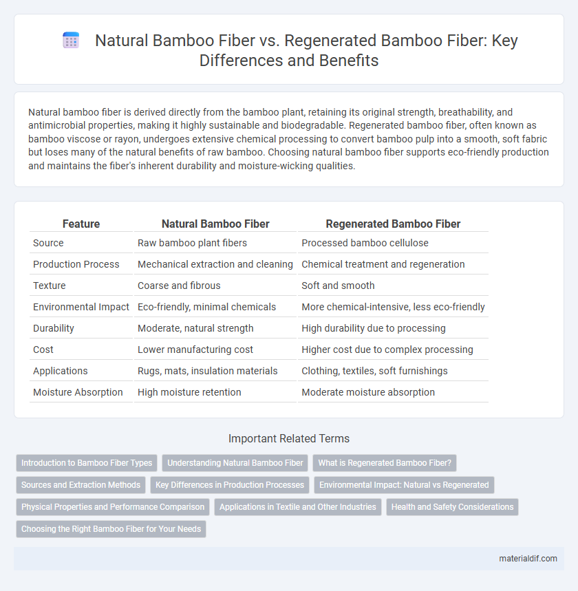 Natural Bamboo Fiber vs. Regenerated Bamboo Fiber: Key Differences and Benefits