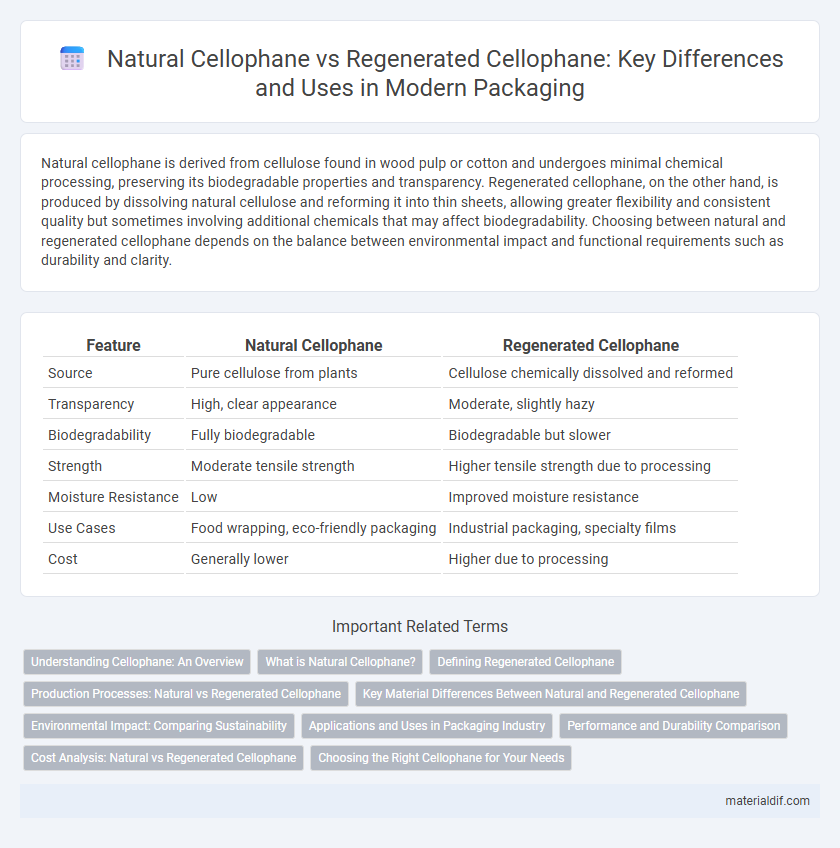 Natural Cellophane vs Regenerated Cellophane: Key Differences and Uses in Modern Packaging