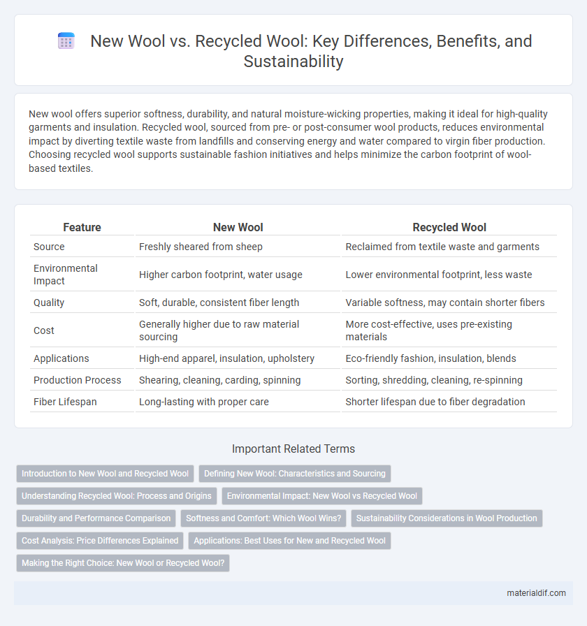 New Wool vs. Recycled Wool: Key Differences, Benefits, and Sustainability