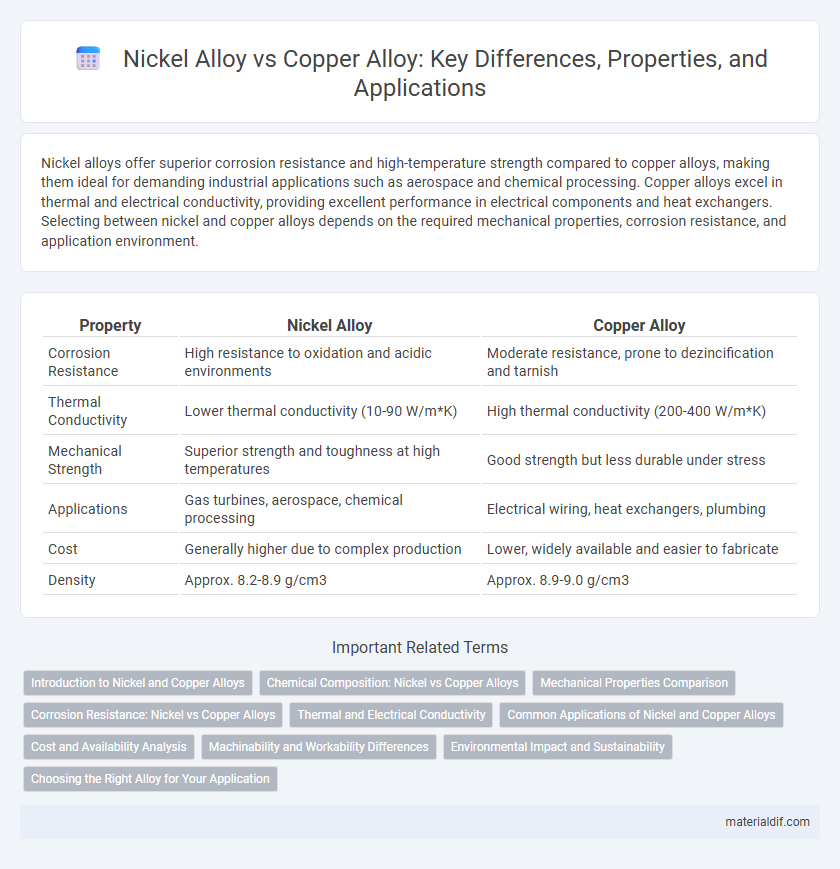 Nickel Alloy vs Copper Alloy: Key Differences, Properties, and Applications