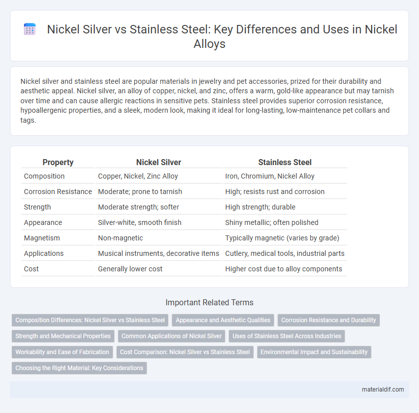 Nickel Silver vs Stainless Steel: Key Differences and Uses in Nickel Alloys