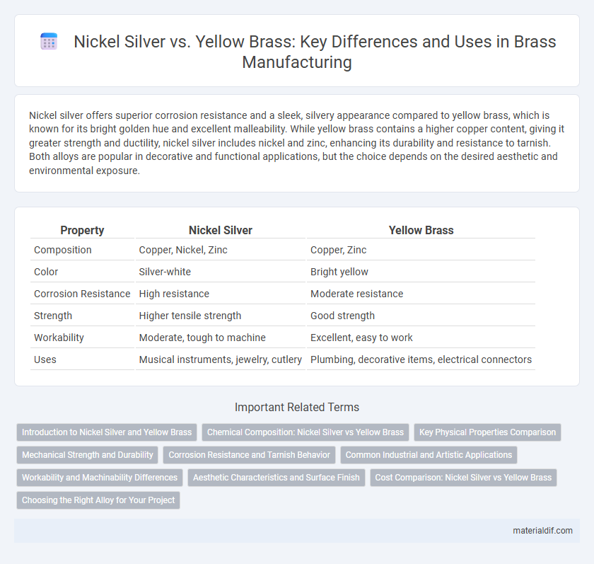 Nickel Silver vs. Yellow Brass: Key Differences and Uses in Brass Manufacturing