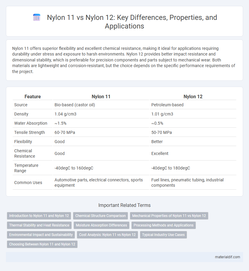 Nylon 11 vs Nylon 12: Key Differences, Properties, and Applications