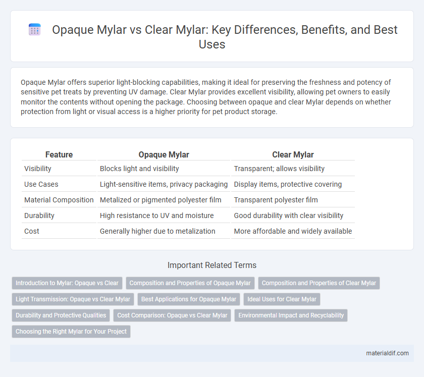 Opaque Mylar vs Clear Mylar: Key Differences, Benefits, and Best Uses