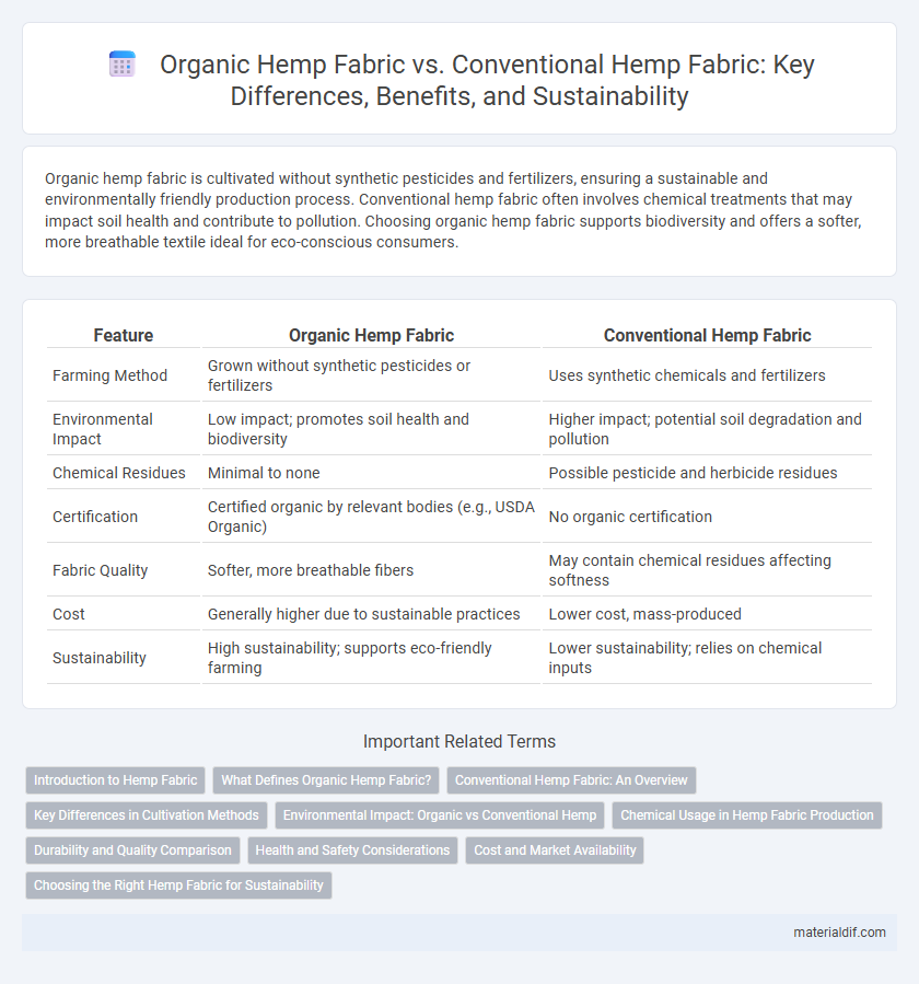 Organic Hemp Fabric vs. Conventional Hemp Fabric: Key Differences, Benefits, and Sustainability