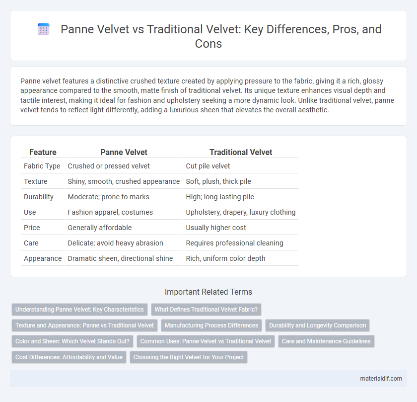 Panne Velvet vs Traditional Velvet: Key Differences, Pros, and Cons