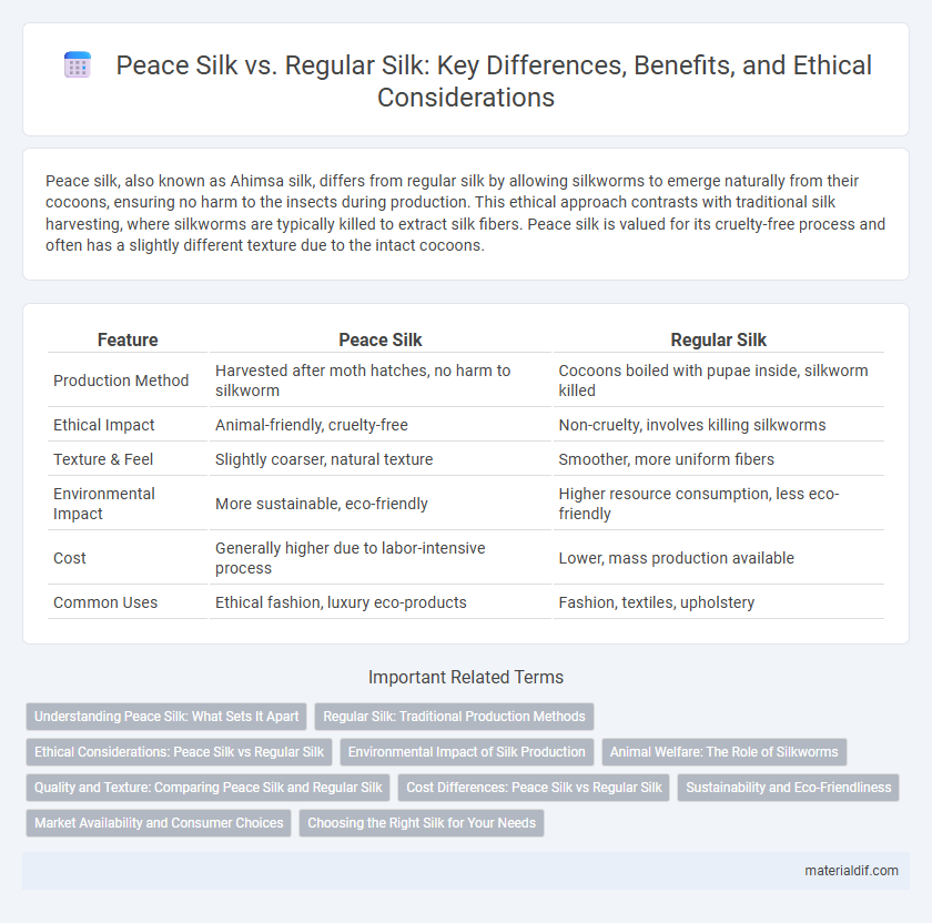 Peace Silk vs. Regular Silk: Key Differences, Benefits, and Ethical Considerations
